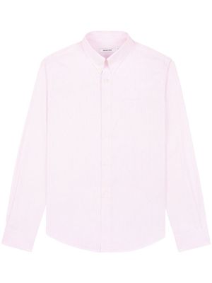 Sporty & Rich chemise boutonnée à rayures - Rose