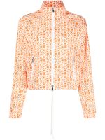 Moncler veste Alose à logo imprimé - Orange