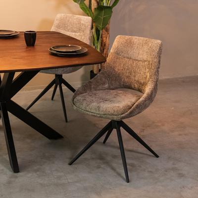 LABEL51 Eetkamerstoel Marlow - Hunter - Elite - Black Frame LABEL51 Eetkamerstoel Marlow - Hunter - Elite - Black Frame