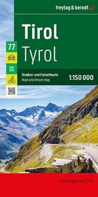 Wegenkaart - landkaart Tirol T10 | Freytag & Berndt
