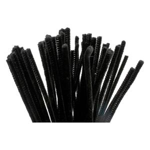 Creativ Company Chenille zwart 30cm, 50st.