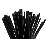 Creativ Company Chenille zwart 30cm, 50st.