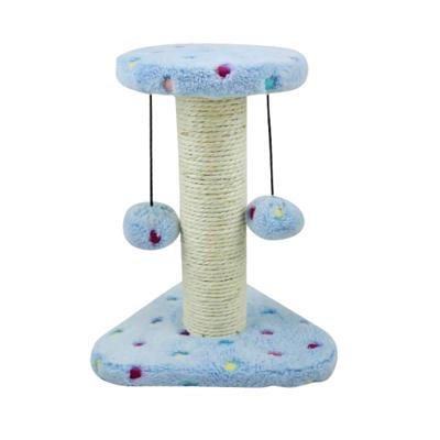 Nobleza Krabpaaltje met plateau en speeltje - Lichtblauw - 28 cm