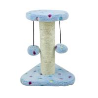 Nobleza Krabpaaltje met plateau en speeltje - Lichtblauw - 28 cm