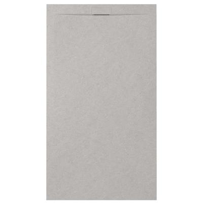 Zenon Essenza Minimal douchevloer - 120x80cm - antislip - antibacterieel - mineraalmarmer - rechthoek - Vertigo pearl (grijs) 400000000000044998