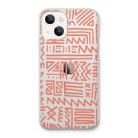 Marrakech Pink: iPhone 13 Transparant Hoesje