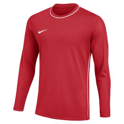 Nike Dri-FIT Park 26 Trainingsshirt Lange Mouwen Rood Wit