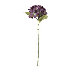 Kunstbloem hortensia - paars - 63 cm