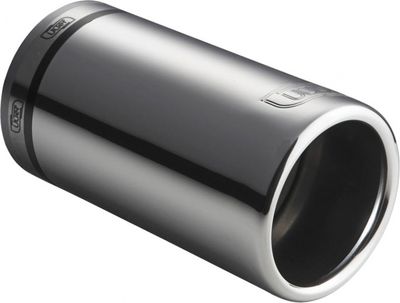 Ulter Sport uitlaatsierstuk rond 60 70 mm 20 cm RVS zilver Ulter Sport uitlaatsierstuk rond 60 70 mm 20 cm RVS zilver