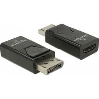 Delock 66234 Adapter DisplayPort 1.2 male naar HDMI female 4K Passief zwart - thumbnail