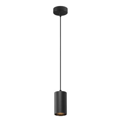 SLV Pendel hanglampAsto Tube zwart 1x GU10 - 1006431