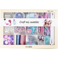 Creativ Company Creatieve box, snoepjes, pastelkleuren, 1 doos