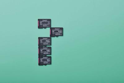 Kingston Technology 256GB micSDXC Canvas Select Plus Gen3 150R A1 enkel pakket zonder ADP
