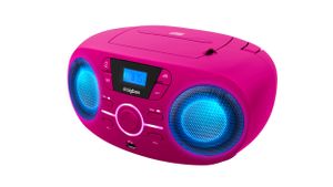 Bigben Interactive CD61RSUSB cd-speler Draagbare cd-speler Roze