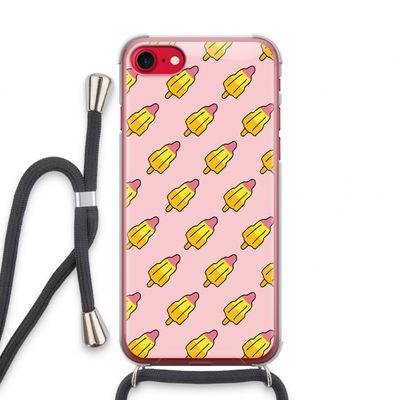 Waterijsjes: iPhone SE 2020 Transparant Hoesje met koord