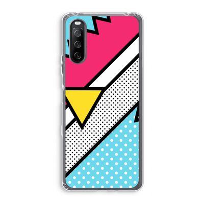 Pop Art #3: Sony Xperia 10 III Transparant Hoesje