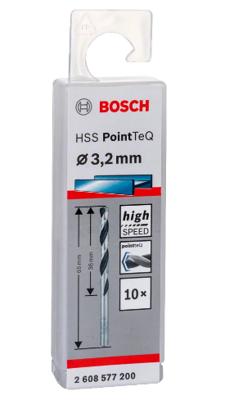 Bosch Accessories 2608577200 Metaal-spiraalboor 3.20 mm 10 stuk(s)