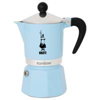 Bialetti Bialetti RAINBOW 3TZ hellblau Espressomachine Blauw