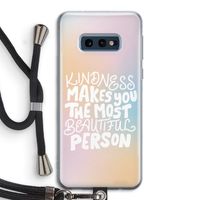 The prettiest: Samsung Galaxy S10e Transparant Hoesje met koord