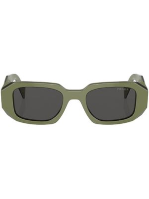 Prada Eyewear lunettes de soleil à monture rectangulaire - Vert