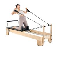 VEVOR Pilates Reformer Pilates Machine Home Gym Fitnessapparatuur Hout