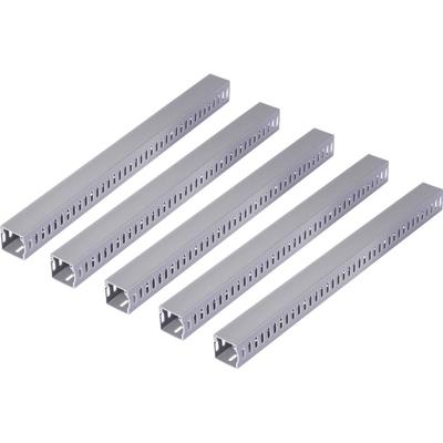 Sygonix SY-6801158 Kabelgoot (l x b x h) 2000 x 25 x 25 mm 5 stuk(s) Grijs
