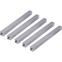 Sygonix SY-6801158 Kabelgoot (l x b x h) 2000 x 25 x 25 mm 5 stuk(s) Grijs