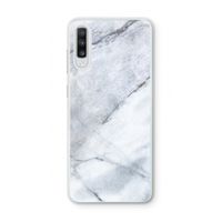 Witte marmer: Samsung Galaxy A70 Transparant Hoesje