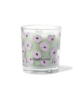 HEMA Geurkaars in glas ⌀7x8cm kamille (lichtgroen)