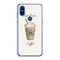 But first coffee: Xiaomi Mi Mix 3 Transparant Hoesje But first coffee: Xiaomi Mi Mix 3 Transparant Hoesje