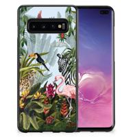 Back Cover voor Samsung Galaxy S10+ Jungle Back Cover voor Samsung Galaxy S10+ Jungle