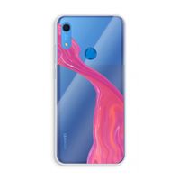 Paarse stroom: Huawei Y6s Transparant Hoesje