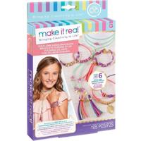 Make It Real suede armbandjes met bedeltjes maken set