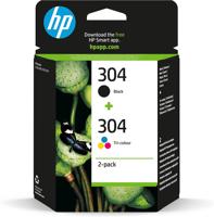 HP 304 Combo pack zwart & kleur