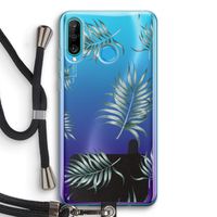 Simple leaves: Huawei P30 Lite Transparant Hoesje met koord