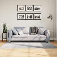 VidaXL Vloerkleed iza laagpolig scandinavisch 120x170 cm grijs