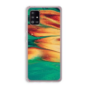 Green Inferno: Samsung Galaxy A51 5G Transparant Hoesje