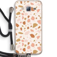 Terrazzo N°18: Samsung Galaxy J3 (2016) Transparant Hoesje met koord