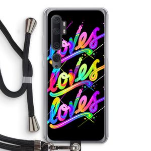 Loves: Xiaomi Mi Note 10 Transparant Hoesje met koord