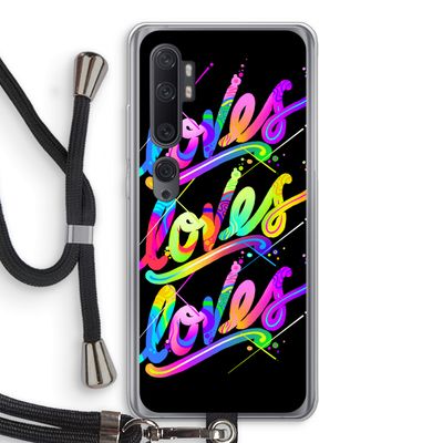Loves: Xiaomi Mi Note 10 Transparant Hoesje met koord