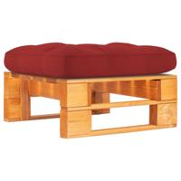 Tuinhocker pallet honingbruin geïmpregneerd grenenhout