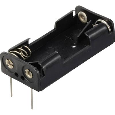 TRU COMPONENTS TC-13220572 Batterijhouder Aantal cellen: 2 AAA (potlood) Contactpolen (l x b x h) 51 x 24 x 12 mm