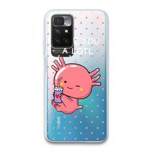 Love You A Lotl: Xiaomi Redmi 10 Transparant Hoesje