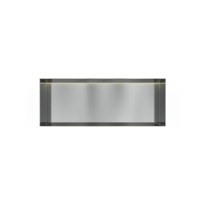 Hotbath &MORE Inbouwbox of inbouwnis - 30x80x10 - frameless + LED - RVS 316 BOX080FLIX