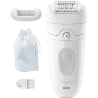 Braun Silk-épil 5 5-011 Wet & Dry Epilator - Voor Eenvoudige Ontharing - Wit/Grijs