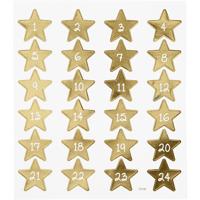 Creativ Company Stickers, cijfers, vel 15x16,5 cm, ca. 24 stuk, 1 vel