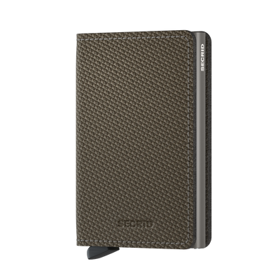 Secrid Slim Wallet Portemonnee Carbon Khaki