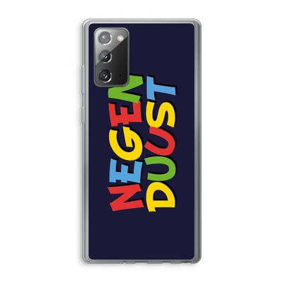 90's One: Samsung Galaxy Note 20 / Note 20 5G Transparant Hoesje