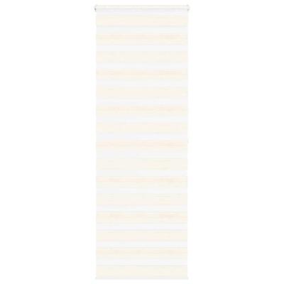 VidaXL Zebra rolgordijn 75x200 cm stofbreedte 70,9 cm marmerbeige