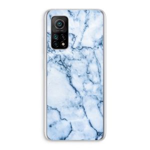 Blauw marmer: Xiaomi Mi 10T 5G Transparant Hoesje